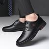 Suit Men's Leather Shoes Platform Authentic Cowhide Shoes Men's Shoes
