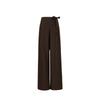 VEROMODA Women's High-Waist Wide-Leg Trousers with Tie Detail