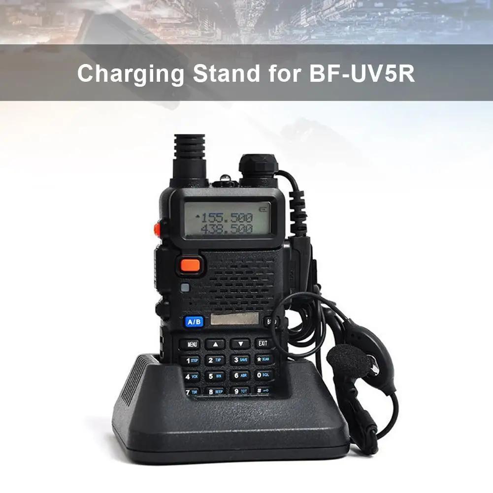 Radio Walkie Talkie Charger with Charging Indicator for BF-UV5R Plus BF-UV5RA
