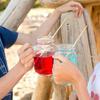 100 ks 20cm přírodní biologicky odbouratelný přenosný kuchyňský barový nápojový nástroj