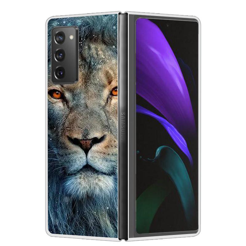Cool Case For Samsung Z Fold 6 5 4 3 Case Hard Clear Plastic Cover For Samsung Galaxy Z Fold 2 5 6 Phone Case Funda ZFold2 Coque