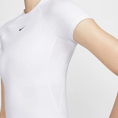 Nike PRO DRI FIT Raglan Sleeve T Shirt Women's White