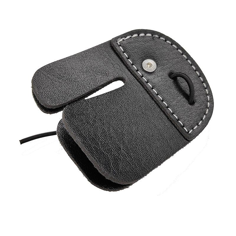 Traditioneller Fingerschutz für Recurvebögen, ein-/doppellagig, Mikrofasermaterial, angenehm zu tragen und langlebig.