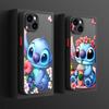 Case for iPhone 17 Pro Max 17e 7 8 SE Air XS XR 15 16 Plus 14 11 12 13 Mini Back Phone Cover Cartoon Stitch