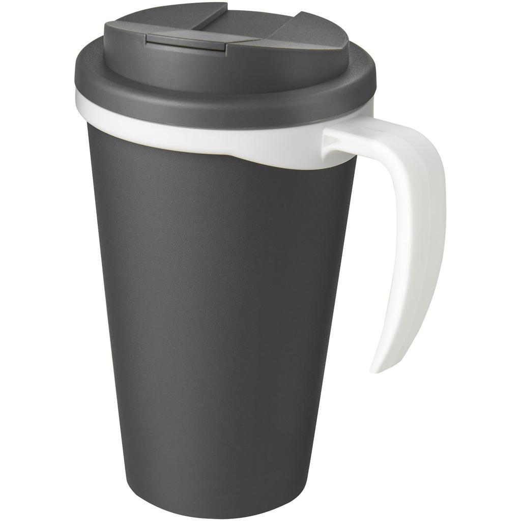 Americano "Grande" 350 ml mug with spill-proof lid Gray