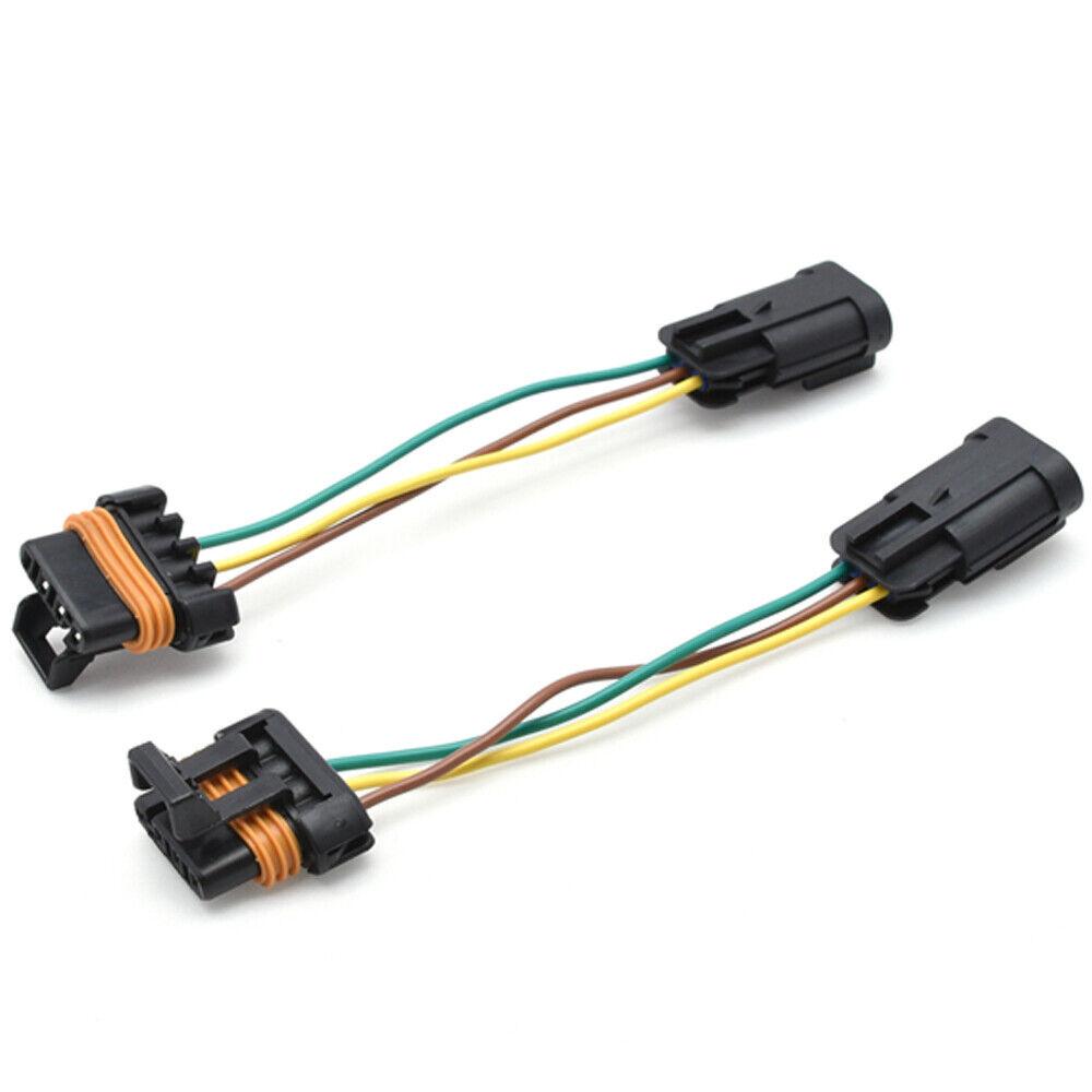 

New 2X LED Headlight Harness Plug Repair Kit For Polaris RZR 800 900 2411711 2411712