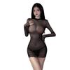 2025 Women's Sexy Perspective Mesh Ultra-thin Slim Blouse Dress