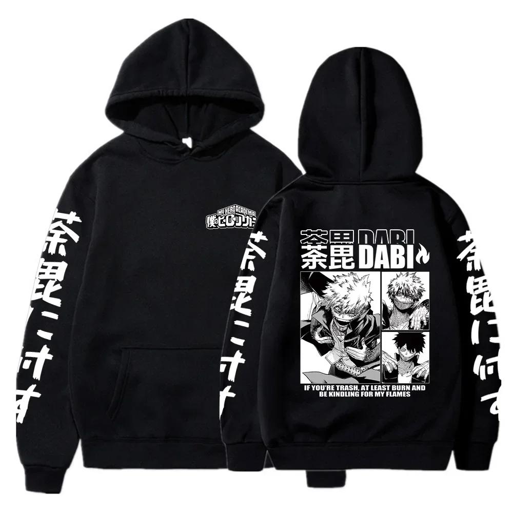 Anime My Hero Academia Hoodie Dabi Manga Icons Sweatshirt Boku No Hero Academia Gift Clothing Sudadera Felpa Moletom