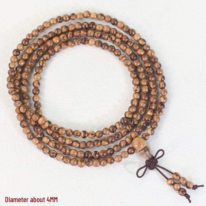 Vietnam Agarwood Bracelet: White Sand Prayer Beads - Unisex Jewelry with Natural Texture, Perfect for Couples
