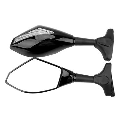 Motorbike Accessories Rearview Mirror Motorcycle LED Turn Signal Mirrors Integrated Side Mirrors
