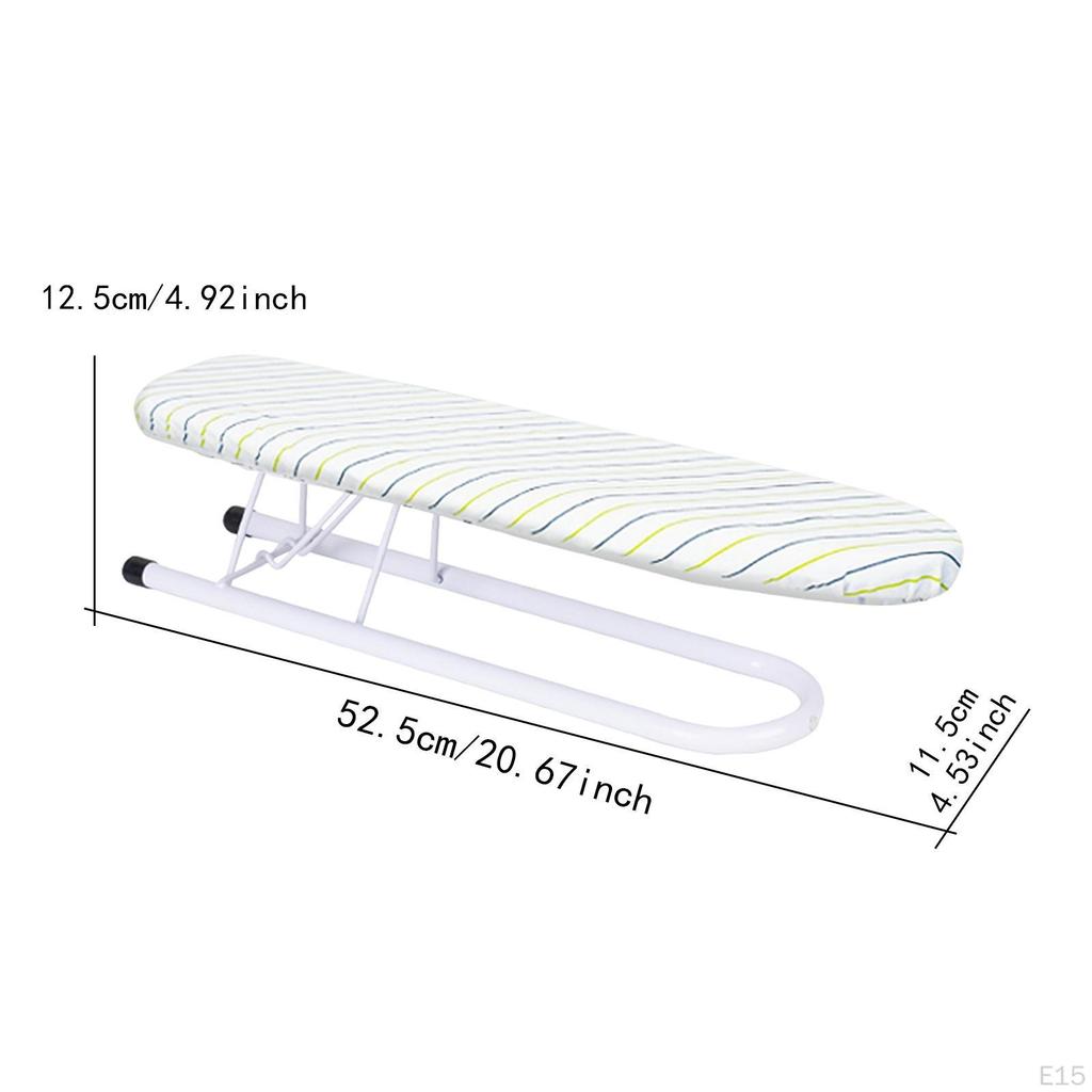 Foldable Ironing Board Portable Compact Stable Tabletop Space Saving