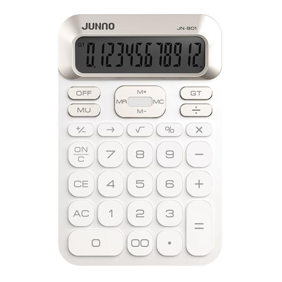 Desktop Calculator Battery Operated 12 Digits Big Buttons Large LCD Display Portable Student Finance Calculator Office Supplies