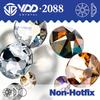 VDD SS16-SS30 High Quality  2088 Rhinestones Crystal Flatback 8 Big 8 Small 16cut Stones for DIY Crafts Nail Art Decoration