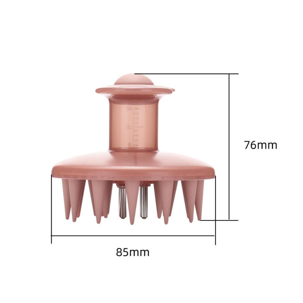 New Silicone Comb Applicator Shampoo Brush Head Massage Comb Hair Oil Dispenser Wide Tooth Scalp Massager For Hair
