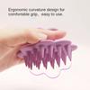 Silicone Shampoo Brush Head Scalp Massage Comb Clean The Scalp Thoroughly Body Bath Brush Salon Hairdressing Tool
