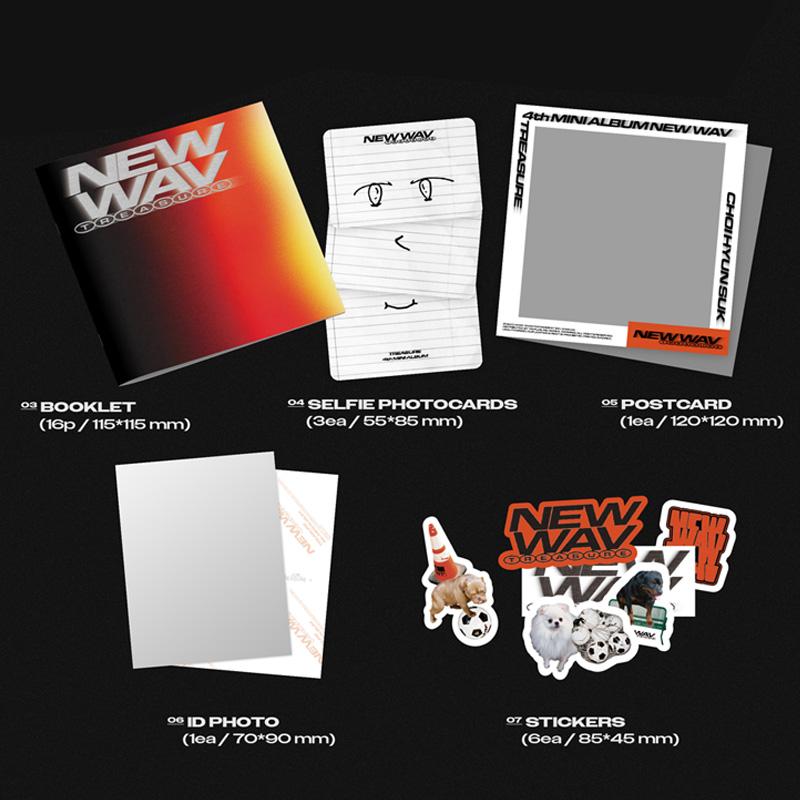 [VORBESTELLUNG] TREASURE – 4. Mini-Album NEW WAV RAW VER.