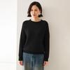 Women's Cashmere Sweater - Autumn/Winter Lazy Style, Thick Loose Knit, Round Neck Pullover Base Layer