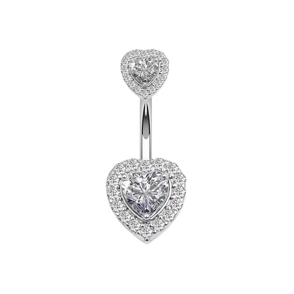 Persönlichkeits Nabelpiercing Barbell Elegante Gebogene Bauchnabelringe Trendige Bauchpiercings Strand