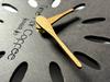 Kitchen wall clock Cup 30×30 cm black