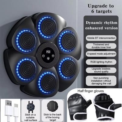 S Bluetooth Kompatibilní s Bluetooth Boxovací stroj Chytrý Fitness Boxovací trenér Fitness trénink