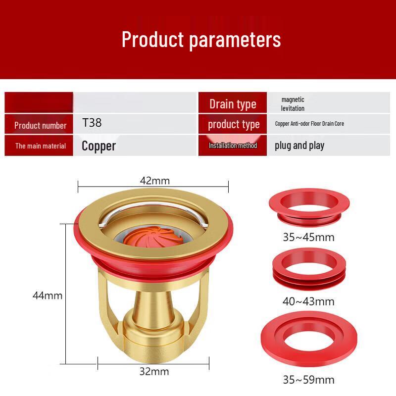 Mi Ling Anti-Odor Floor Drain Core
