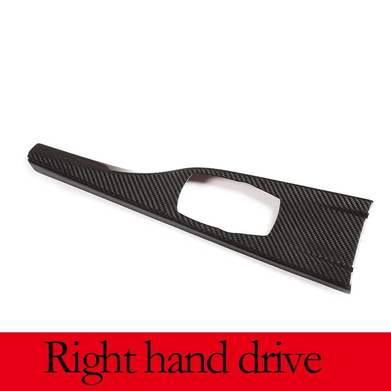 For BMW 3 4 Series F30 F31 F32 F35 2013-2019 Real Carbon Fiber Car Console Gear Shift Panel Decoration Cover Trim Stickers