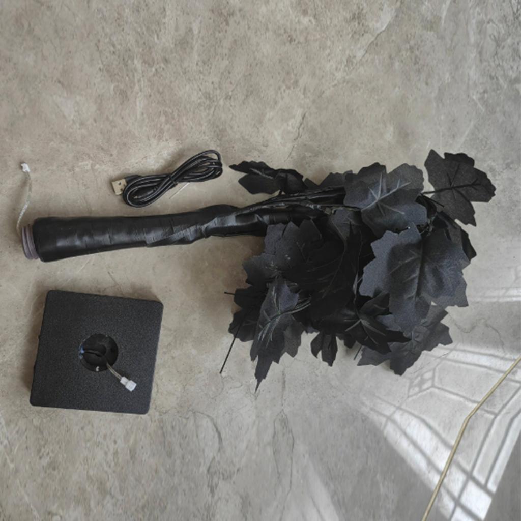 LED Simulation Tree Lights Halloween Creative Room Festival Decoration Tree Lights,Without Battery