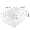 Wardrobe Storage Box With Handles Acrylic Cupboard Organiser
