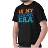 Cool Groovy In My Senior Era Graduation Cap Womens or Mens Crewneck T Shirt Tee
