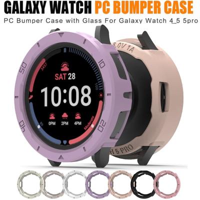 Funda para Samsung Galaxy Watch4 5 44mm 40mm Protector de Silicona Cubierta Parachoques de TPU para Galaxy watch 5Pro 45mm Accesorios