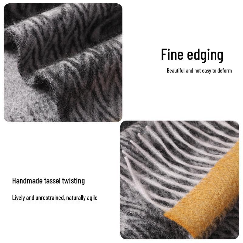 Hengyuanxiang Men's Cashmere Blend Scarf