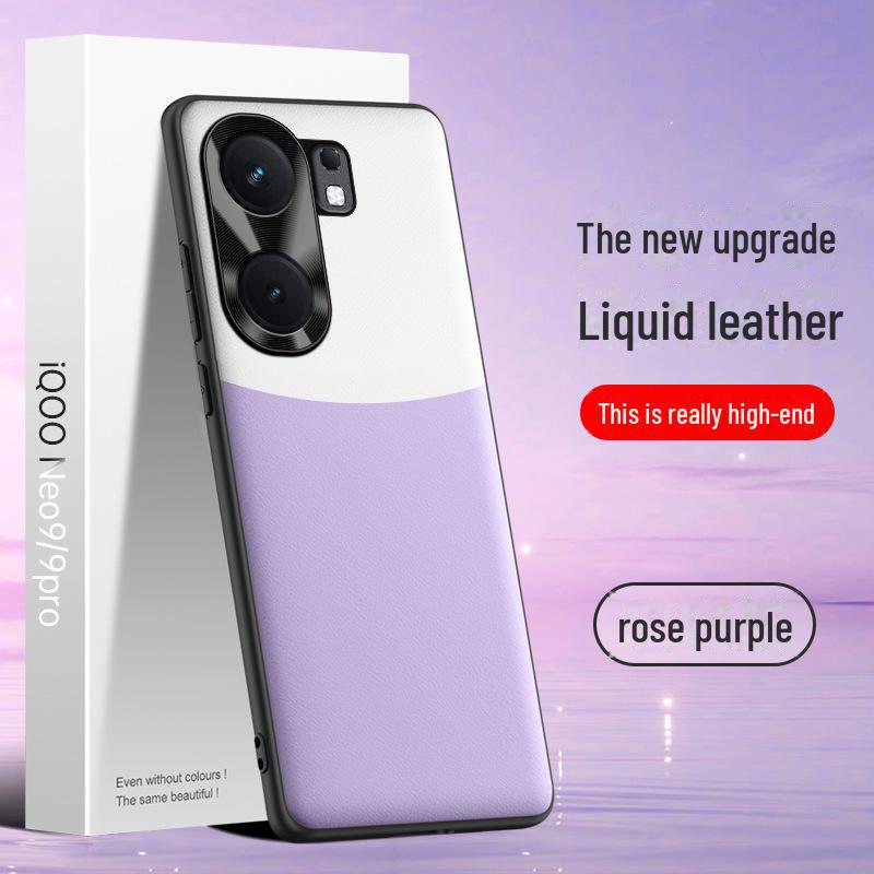 Schutzhülle aus flüssigem Leder für iQOO Neo9 - Fallschutz und Antifouling