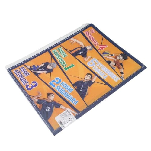 Haikyu!! 6+1 Hardcover Clear File Set Karasuno High School