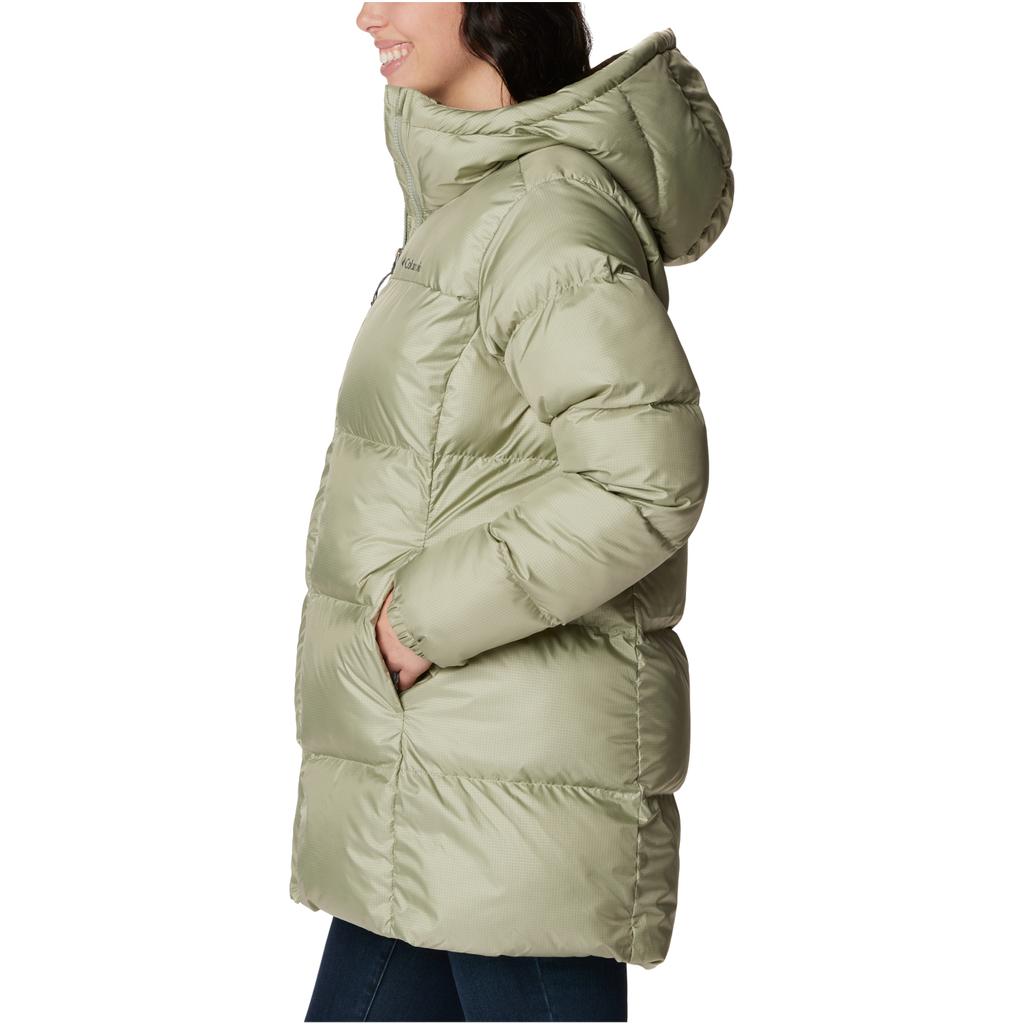 Columbia Puffect Mid Hooded Jacket, Womens green Jacket