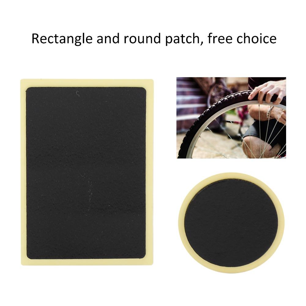 30PCS 12 Square Patches Bike Tire Patches Tire Puncture Repair Kit Bike Tire Repair