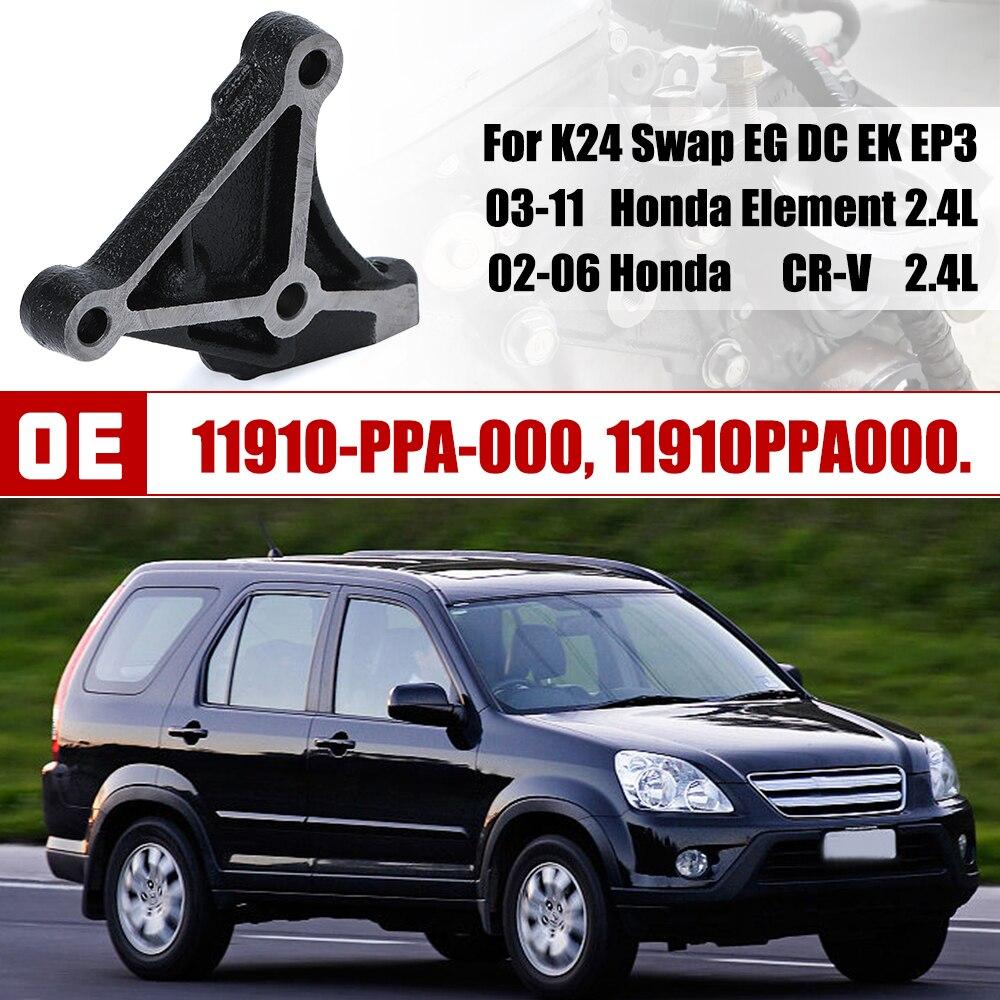 Engine Mount Swap Bracket For K24 Swap EG DC EK EP3 02-06 Honda CR-V 2.4L 03-11 Honda Element 2.4L 11910-PPA-000