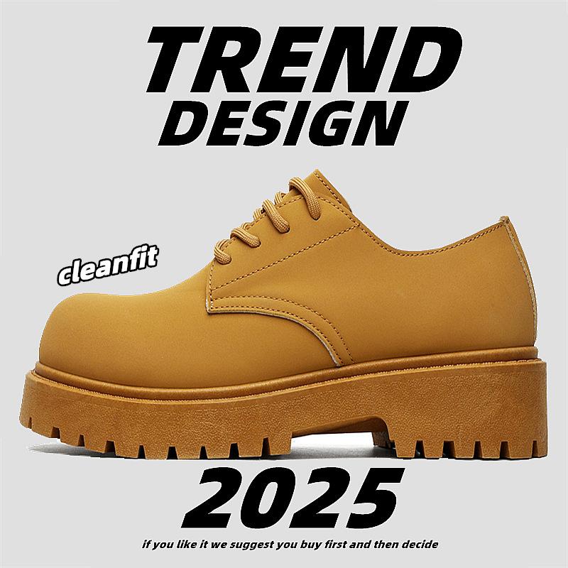 ins локомотивные ботинки дерби 22 новые низкие ботинки Мартина ретро обувь дышащая кожаная обувь 39