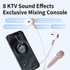 Type-C For Live Broadcast Karaoke Earphones With Sound Card Headphones With 2 HD Mic In-ear Surround Sound Headsets for Samsung