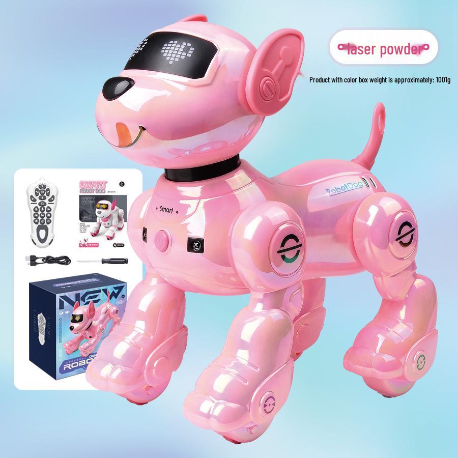 Bionic Smart Robot Dog: Touch Sensing, Remote Control, Singing, Dancing, Walking, and Barking Pet Puppy Toy.