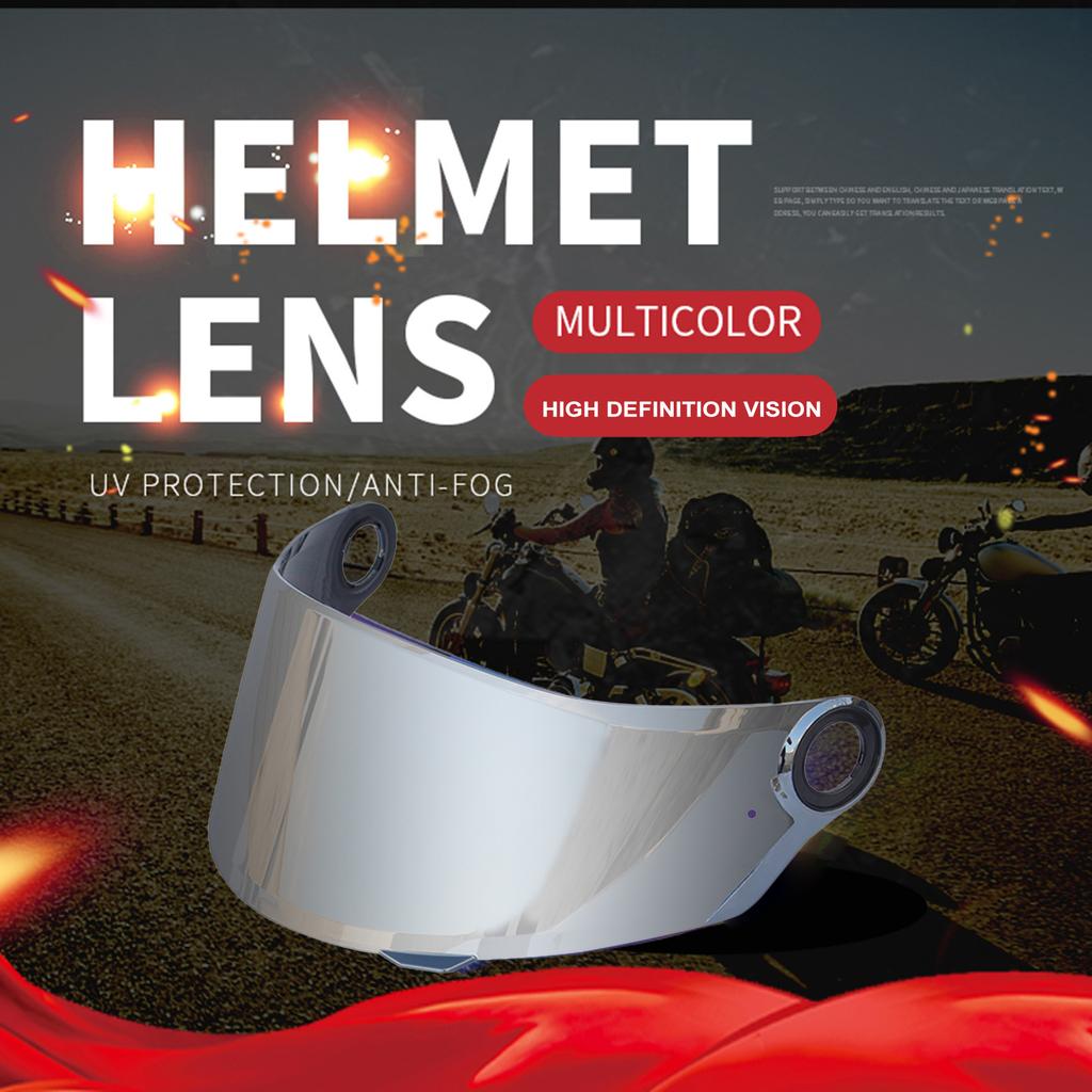 Motorcycle Anti-UV Anti-Scratch Wind Helmets Lens Replacement for LS2 FF358 FF396