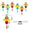 Mexican Festival Party Decoration Hat Three-Dimensional Honeycomb Charm Mexican May 5Th Decoration Charm