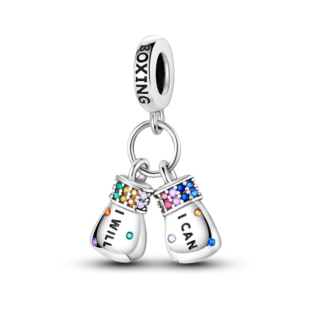 Boxing Glove Sandbag Pendant Copper Colors For Charms Copper Colors Original Bracelet For Jewelry Making