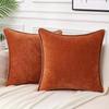 Chenille Edge Pillowcase: Nordic Solid Color Sofa & Bay Window Cushion
