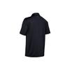 Under Armour Striped Golf Polo Shirt Men Tops Black 1351130-001