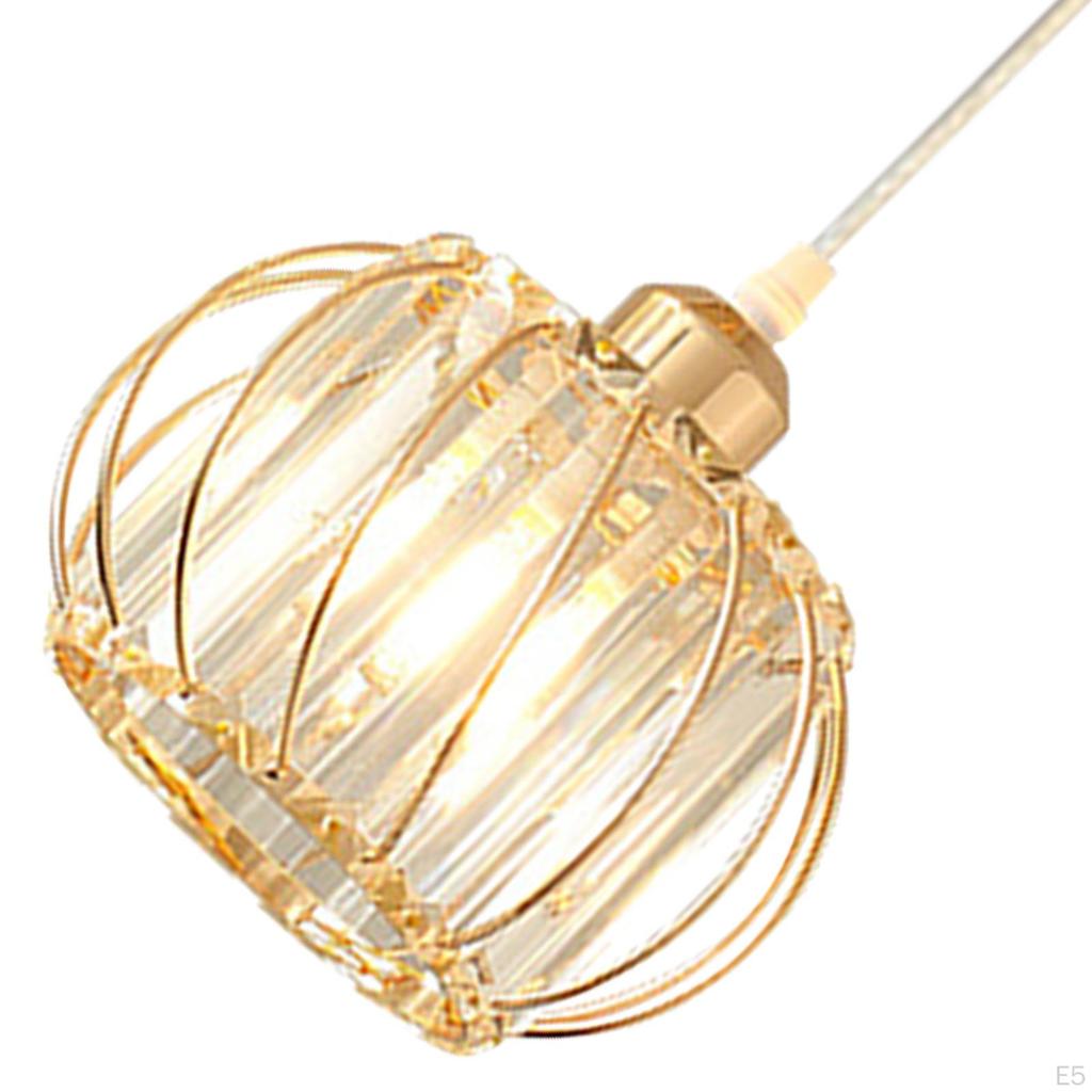 Crystal Pendant Art Adjustable Chandeliers for Dining Room Shop Kitchen Island