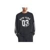 New MLB New York Yankees Varsity Sportive Sweatshirt Unisex Black 3AMTV1044-50BKS
