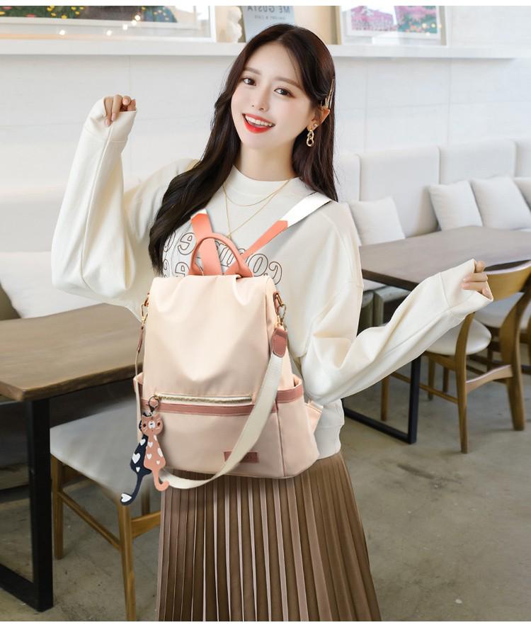Women's 2025 Korean Oxford Anti-theft Backpack - Casual Fashion School & Travel Bag