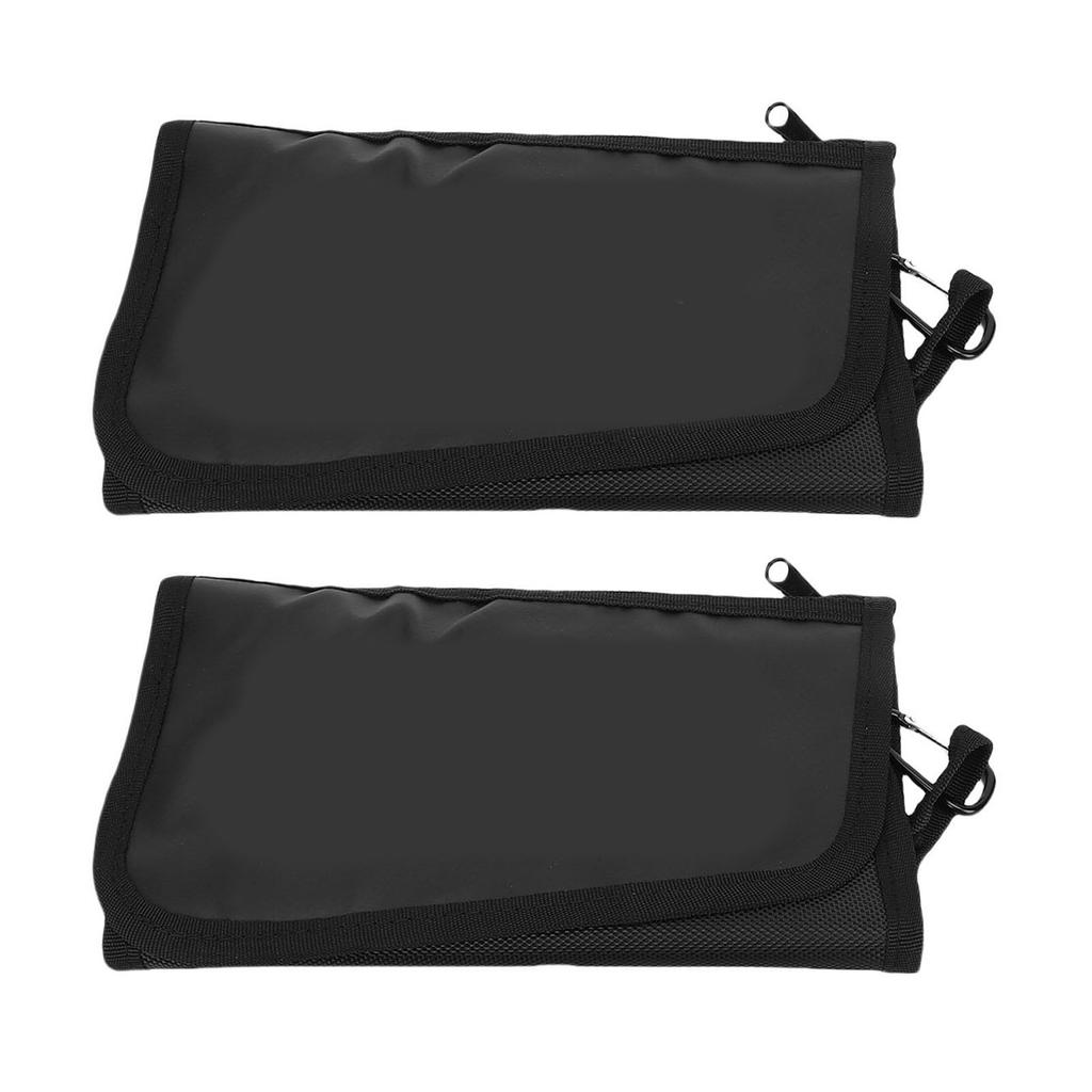 2PCS Soft Lure Storage Bag PVC Water Proof Removable Soft Bait Binder Fishing Tackle Organizer Case for Outdoor Fishing