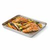 Rustless Steel Rice Noodle Plate Flat  Bottom Flat Bake Dish Stackable Food Plate  Dish Serving