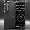 For Samsung Galaxy Fold 8 Ultra Aramid Carbon Fiber Case Hinge Case Front Cover Magnetic Magsafe Ultra Thin Lightweight Cover